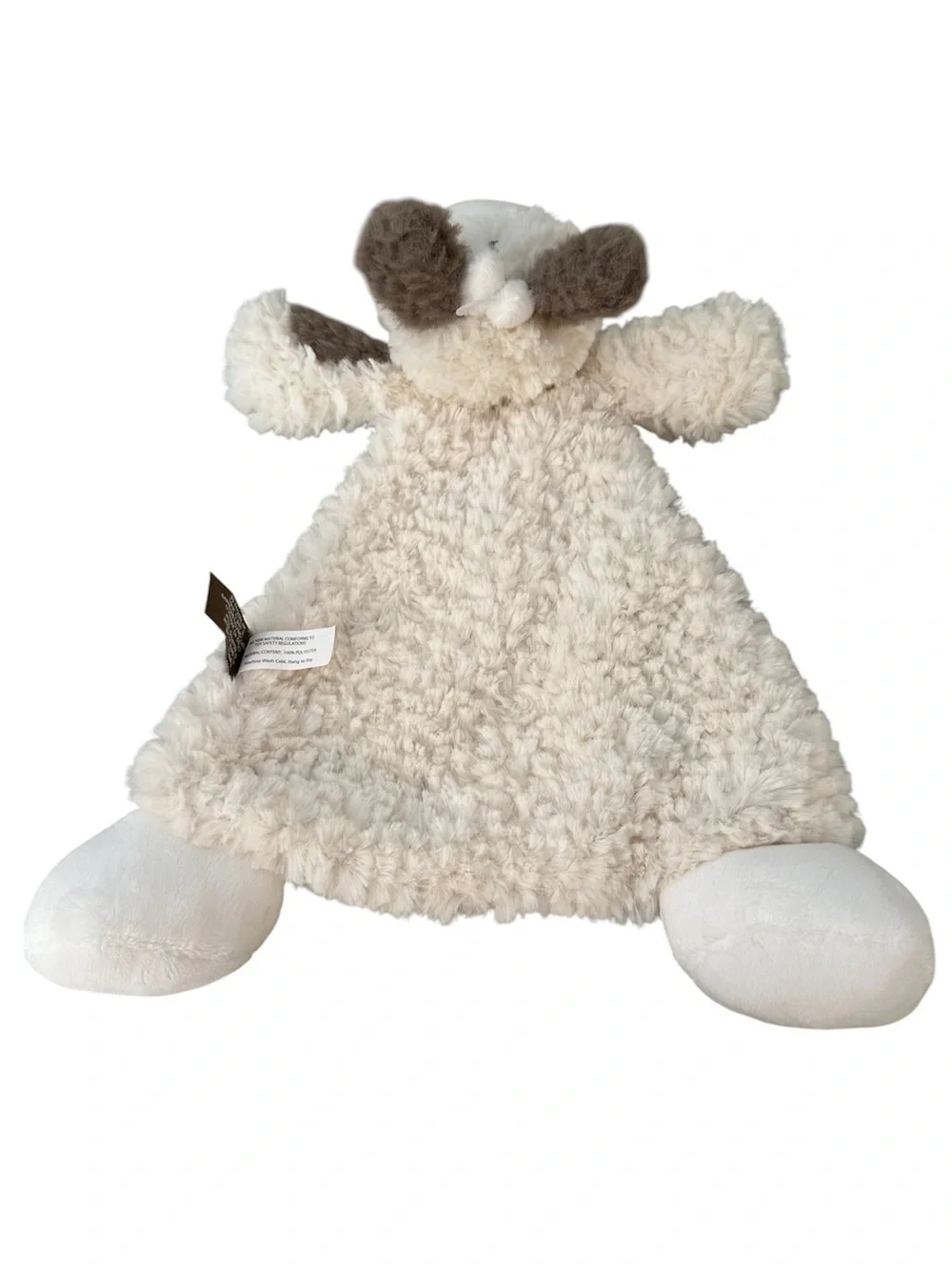 Demdaco Moozer Cow Rattle Blankie Security Blanket Lovey Plush Soft Toy